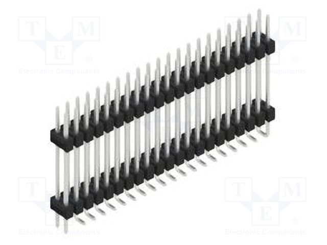 Connector: pin strips; pin header; male; PIN: 42; 2.54mm; SMT; 2x21