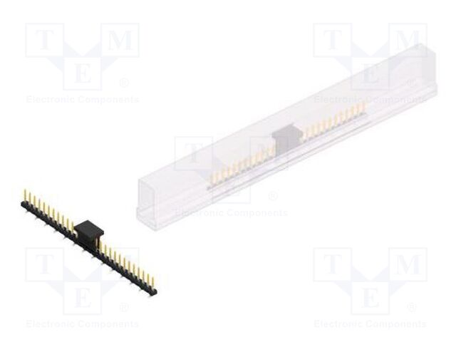 Connector: pin strips; pin header; male; PIN: 28; 2mm; SMT; 1x28