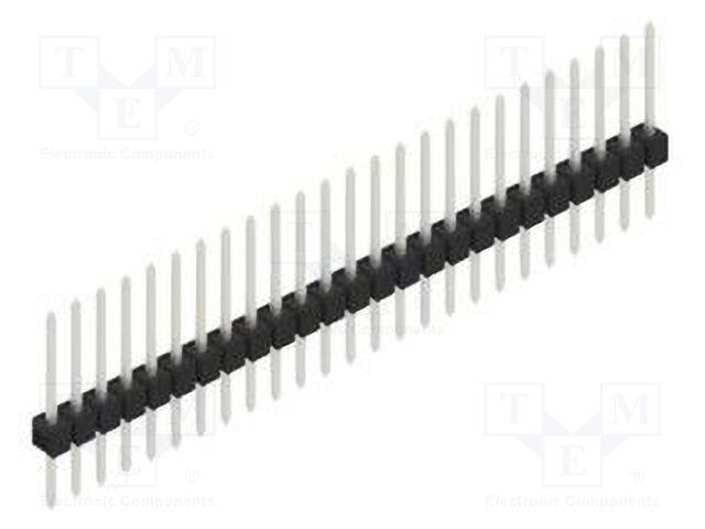 Connector: pin strips; pin header; male; PIN: 25; 2.54mm; THT; 1x25