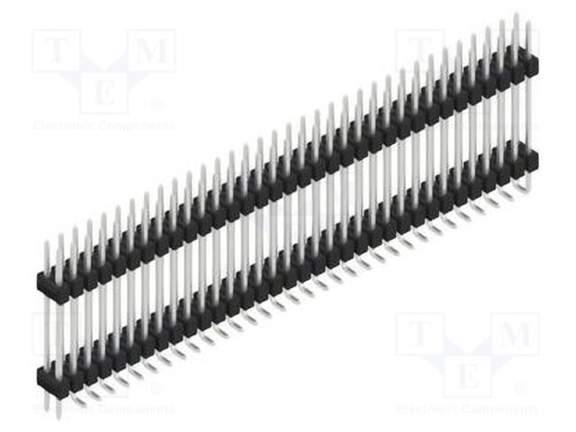 Connector: pin strips; pin header; male; PIN: 68; 2.54mm; SMT; 2x34