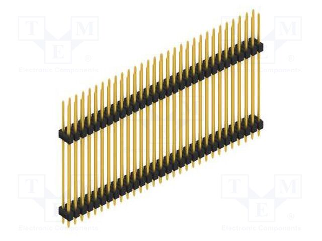 Connector: pin strips; pin header; male; PIN: 60; 2.54mm; THT; 2x30