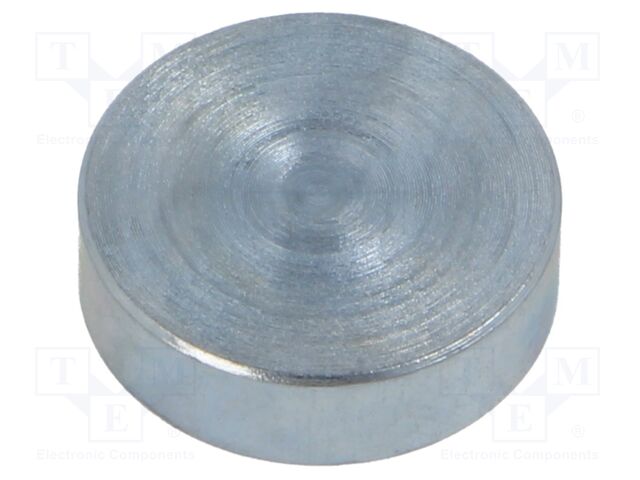 Magnet: permanent; samarium, cobalt; 60N; Ø: 16mm; H: 4.5mm; steel