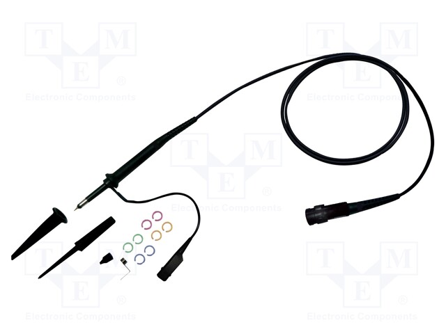 Oscilloscope probe; Band: ≤200MHz; Attenuator: 10: 1; BNC plug