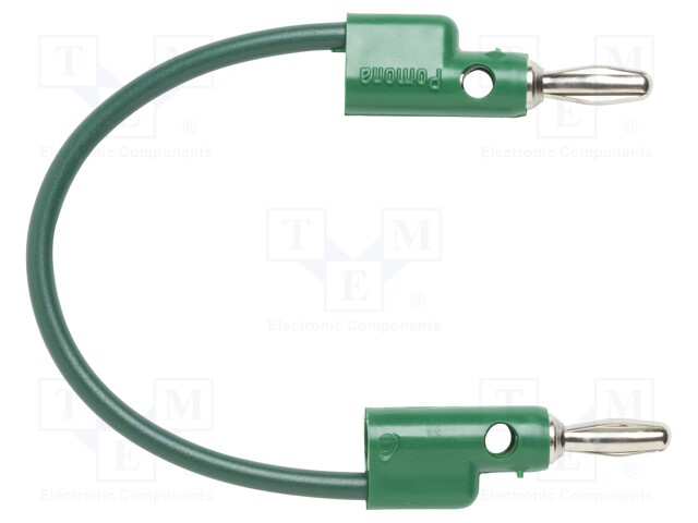 Test lead; 60VDC; 30VAC; 15A; Len: 0.102m; green; Series: B