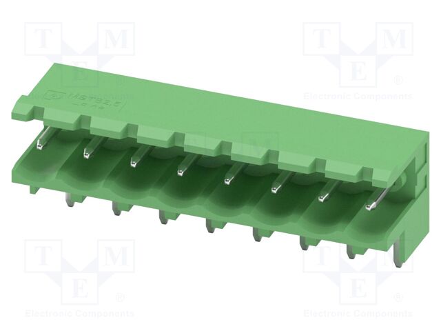 PCB headers, nominal cross section: 2.5 mm?, color: green, n