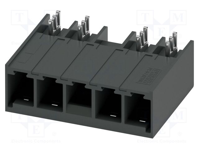 PCB headers, nominal cross section: 6 mm?, color: black, nom