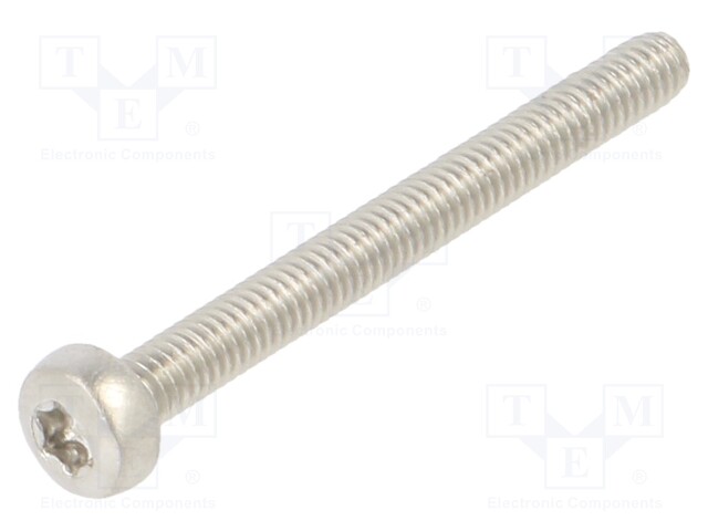 Screw; M2.5x25; 0.45; Head: button; Torx®; TX08; ISO: 14583