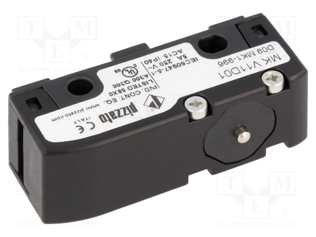 Microswitch SNAP ACTION; with pin; SPDT; 6A/250VAC; 5A/24VDC