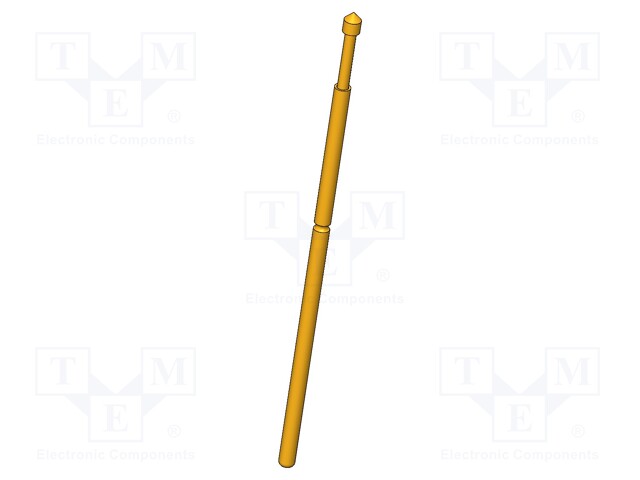 Needle-like test probe; Operational spring compression: 1.2mm