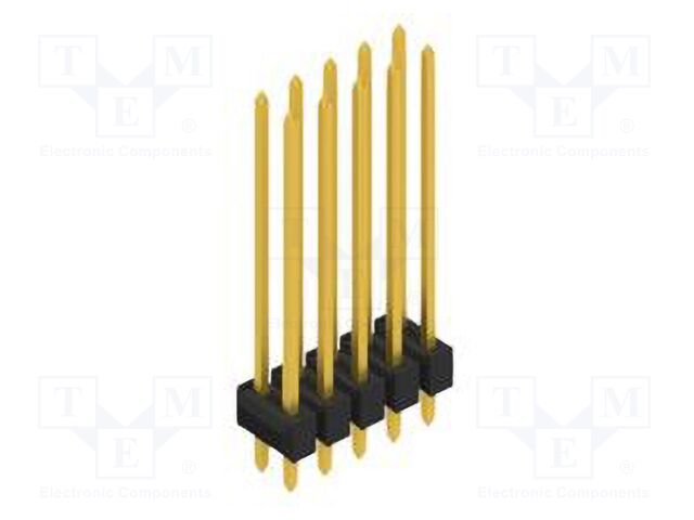 Connector: pin strips; pin header; male; PIN: 10; 2.54mm; THT; 2x5
