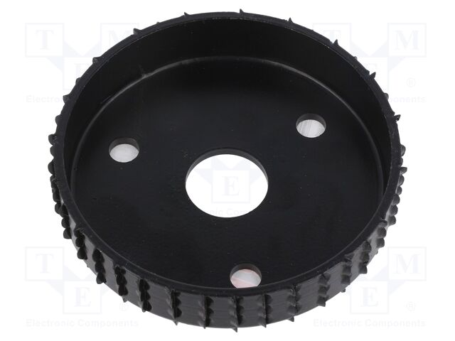 Grinding wheel; 90mm; flat,with rasp