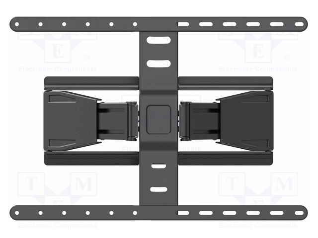 Holder; for wall mounting; 50kg; 43÷90"; black