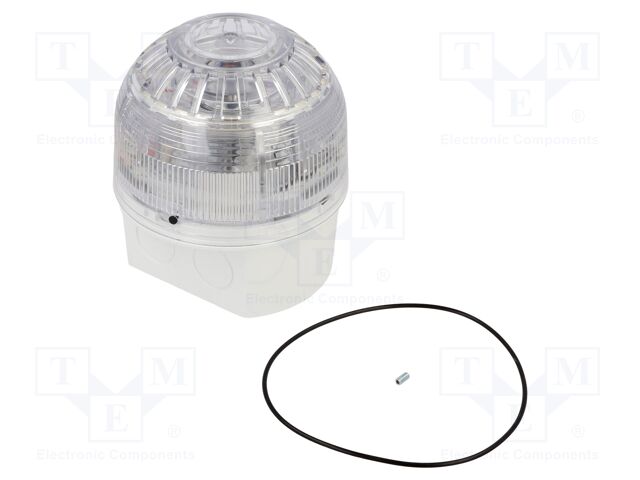 Signaller: lighting-sound; 17÷60VDC; siren,blinking light; LED