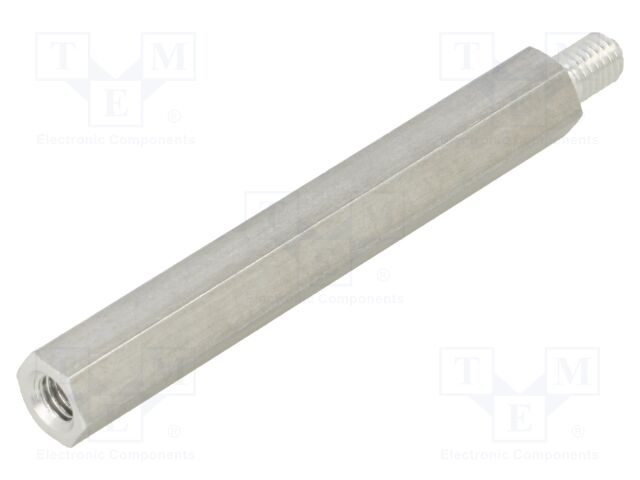 Screwed spacer sleeve; Int.thread: M5; 60mm; Ext.thread: M5