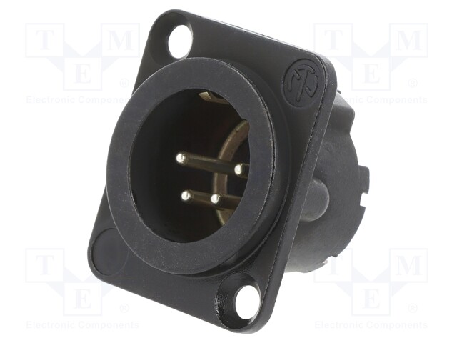 CHASS. CON. MALE 4POLE BAG