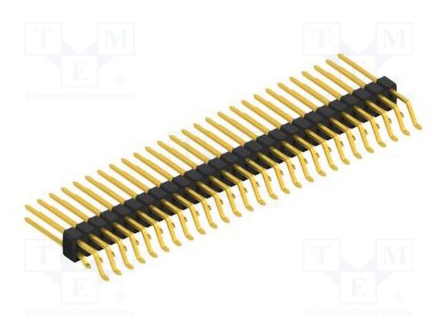 Connector: pin strips; pin header; male; PIN: 54; 2.54mm; SMT; 2x27