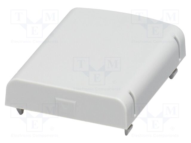 Cover; grey; UL94V-0; ME PLC 40; polycarbonate; X: 39.7mm; Y: 51.8mm
