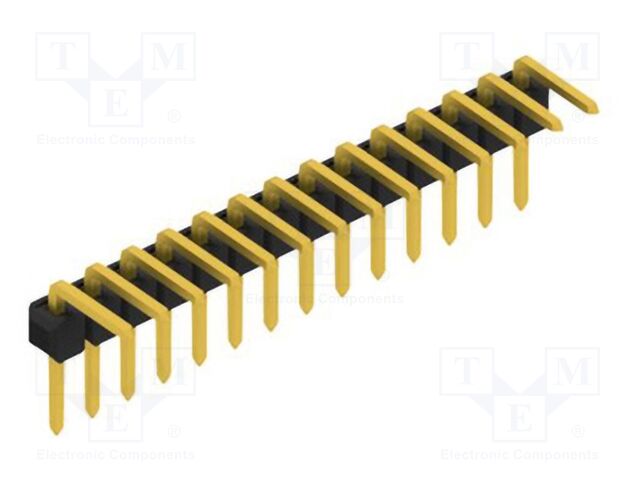 Connector: pin strips; pin header; male; PIN: 14; 2.54mm; THT; 1x14