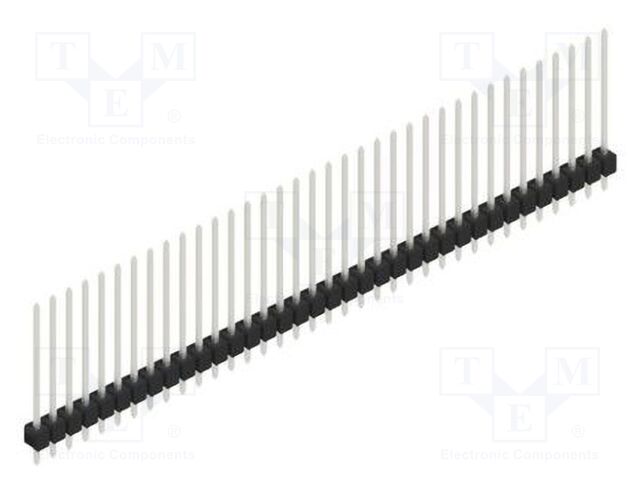 Connector: pin strips; pin header; male; PIN: 36; 2.54mm; THT; 1x36