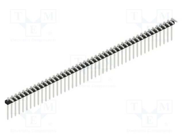 Connector: pin strips; pin header; male; PIN: 44; 2mm; THT; 1x44
