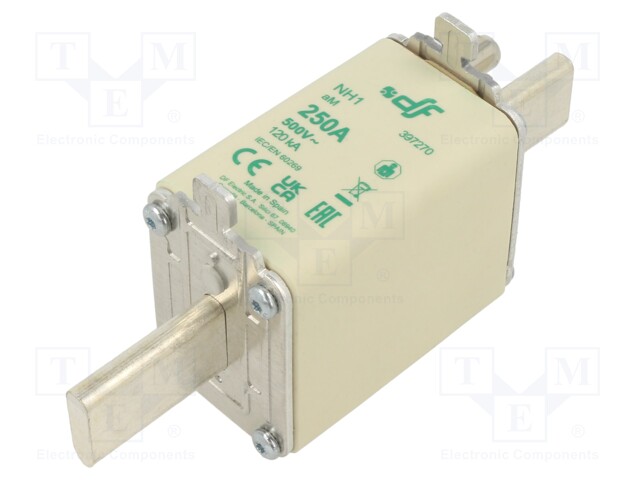 Fuse: fuse; aM; 250A; 500VAC; NH1
