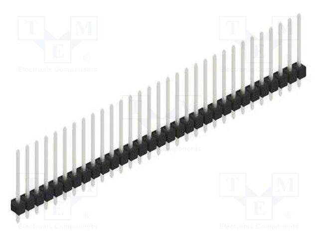 Connector: pin strips; pin header; male; PIN: 31; 2.54mm; THT; 1x31