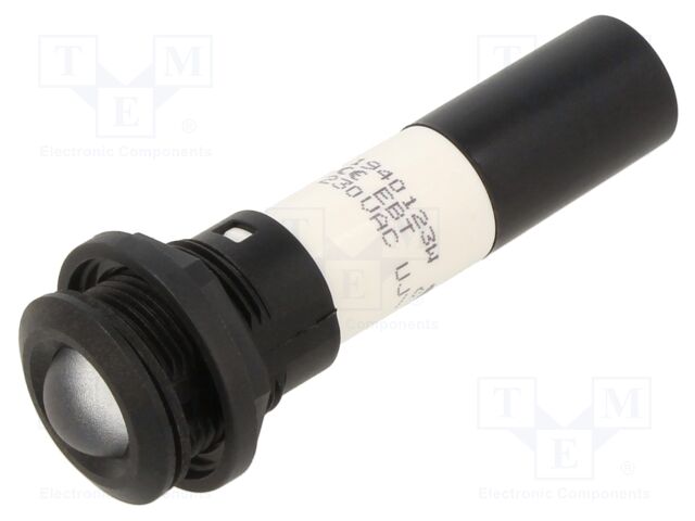 Indicator: LED; white; 130VAC; Ø16mm