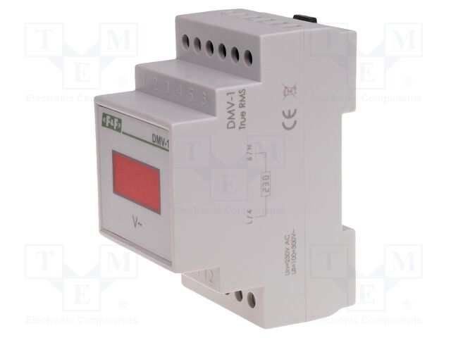 Voltmeter; digital,mounting; 100÷265V; Meas.accur: ±1%; True RMS