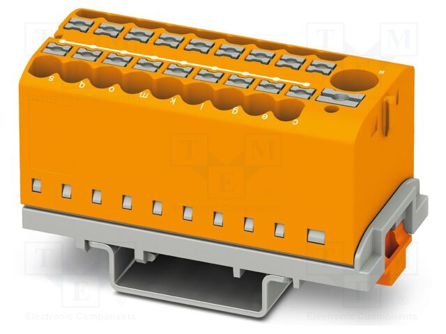 Splice terminal: rail; 24A; 690V; push-in; PA; 0.14÷4mm2; W: 28.6mm