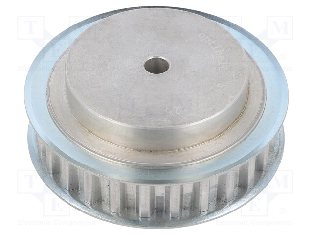 Belt pulley; T10; W: 16mm; whell width: 31mm; Ø: 80.9mm; aluminium