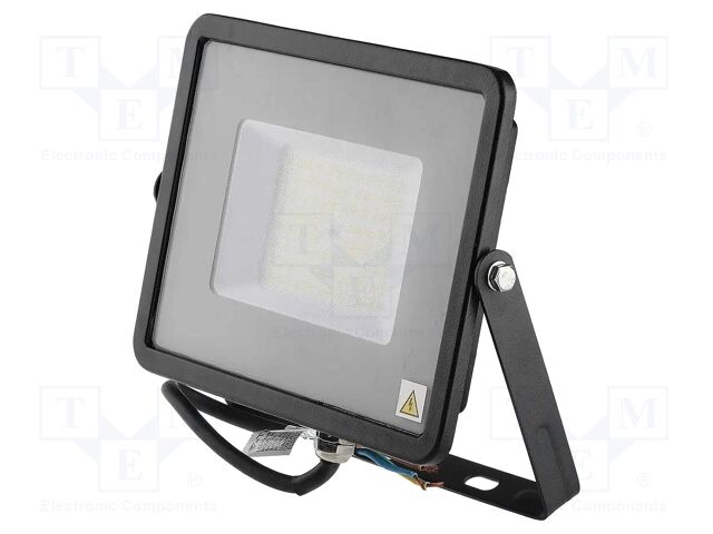 Lamp: LED flood light; 50W; 230VAC; neutral white; 100°; 4000K