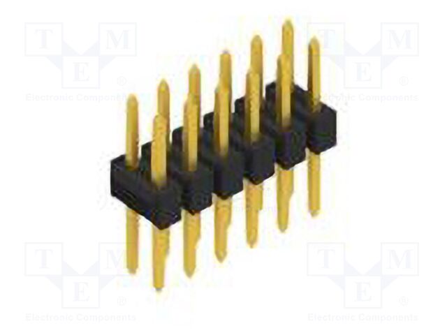 Connector: pin strips; pin header; male; PIN: 12; 2.54mm; THT; 2x6