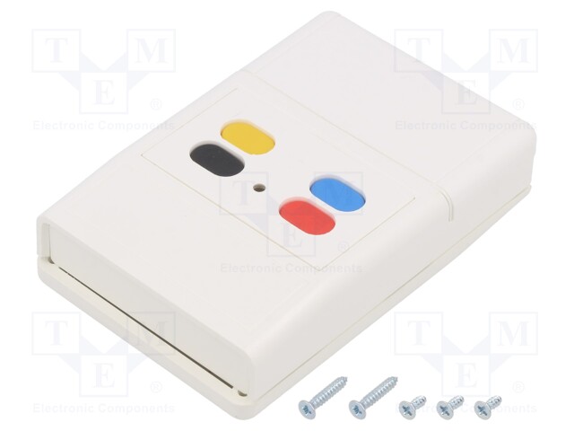 Enclosure: for remote controller; ABS; Number of buttons: 4
