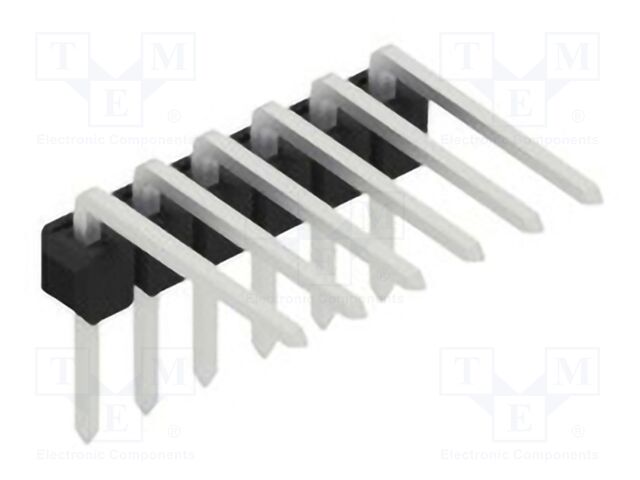 Connector: pin strips; pin header; male; PIN: 6; 2.54mm; THT; 1x6