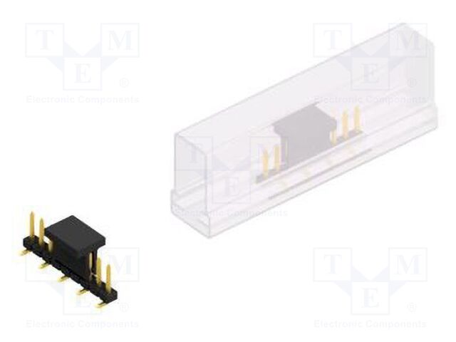 Connector: pin strips; pin header; male; PIN: 9; 2mm; SMT; 1x9; 100V