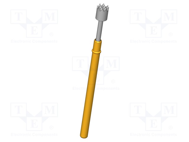 Test needle; Operational spring compression: 4mm; 8A; Ø: 2.5mm
