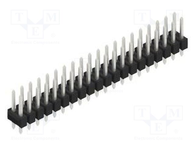 Connector: pin strips; pin header; male; PIN: 40; 2.54mm; THT; 2x20