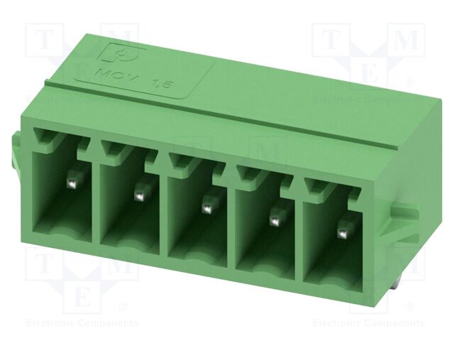 PCB headers, nominal cross section: 1.5 mm2, color: green, n