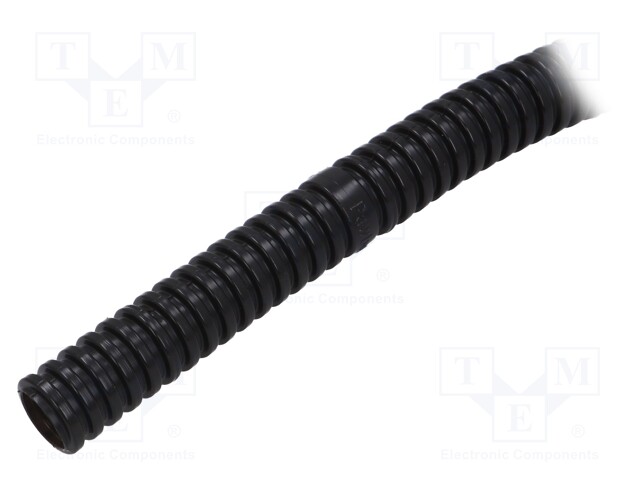 Protective tube; Conduit size: 18; LDPE; black; L: 100m; Øout: 18mm