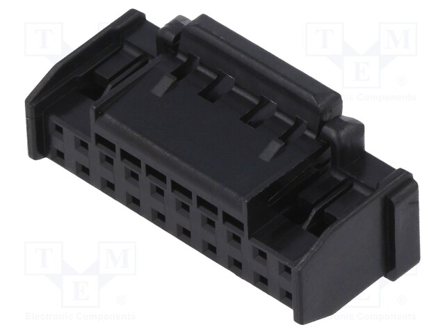 Plug; wire-board; female; DF51K; 2mm; PIN: 20; w/o contacts