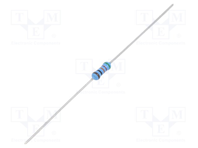 Resistor: thin film; THT; 523Ω; 600mW; ±5%; Ø2.5x6.5mm; 50ppm/°C
