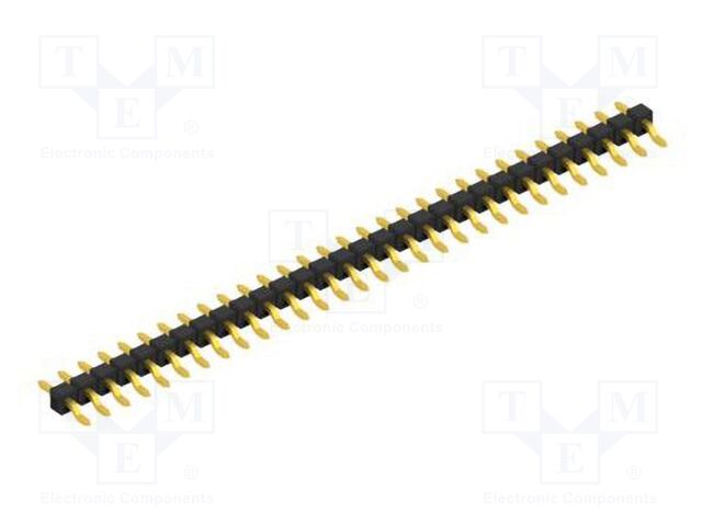 Connector: pin strips; pin header; male; PIN: 30; 2.54mm; SMT; 1x30