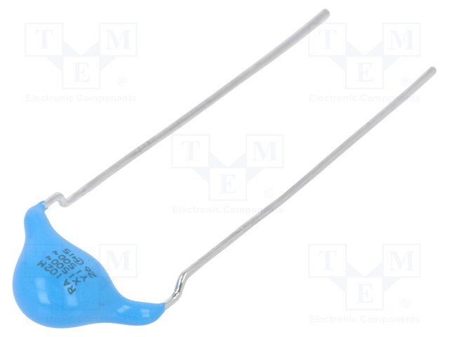 Ceramic Suppression Capacitor, 1000 pF, DE1 Series, ± 20%, X1 / Y1, 500 V, 500 V
