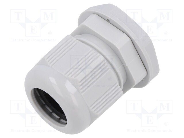 Cable gland; M25; 1.5; IP68; Mat: polyamide; light grey; Entrelec