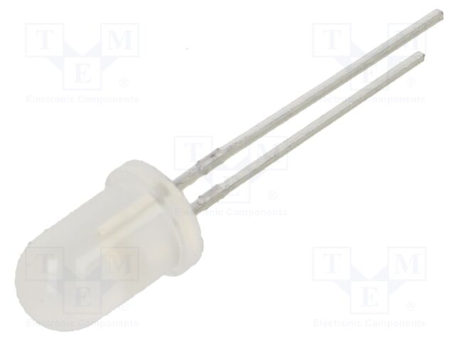 LED; 5mm; blue; 100mcd; 40°; 20mA; 3.7V; Front: convex