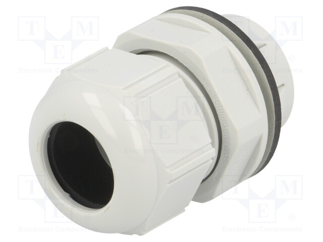 Cable gland; IP68; Mat: polyamide; light grey; push-in