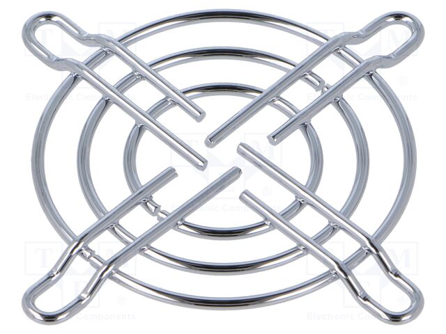 Guard; nickel plated steel; 52x52mm; screws