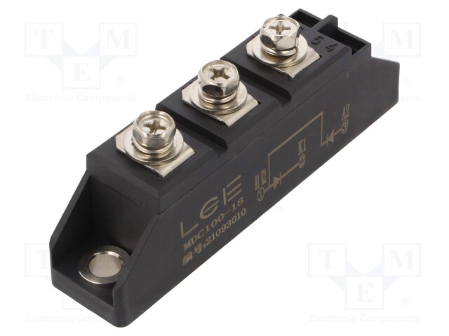 Module: diode; double series; 1.8kV; If: 100A; M01H; Ufmax: 1.45V