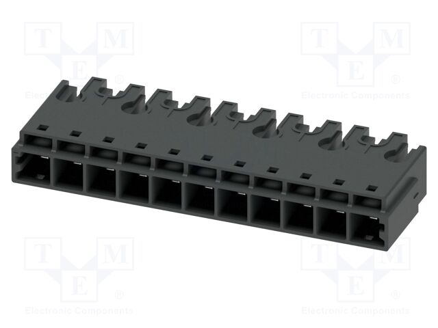 PCB headers, nominal cross section: 4 mm2, color: black, nom
