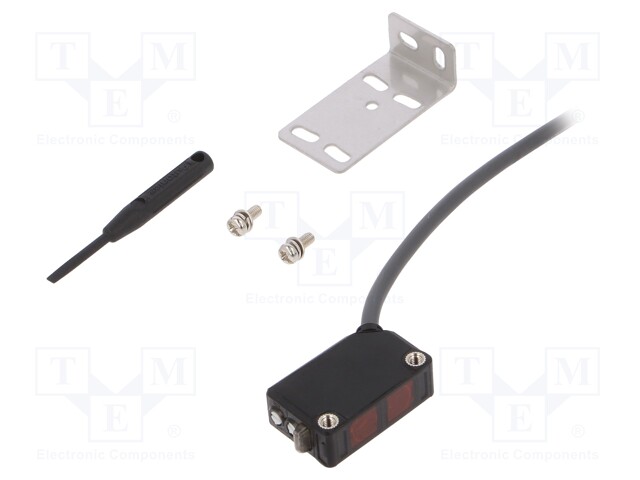 Sensor: photoelectric; Range: 100mm; NPN; DARK-ON,LIGHT-ON; 20mA